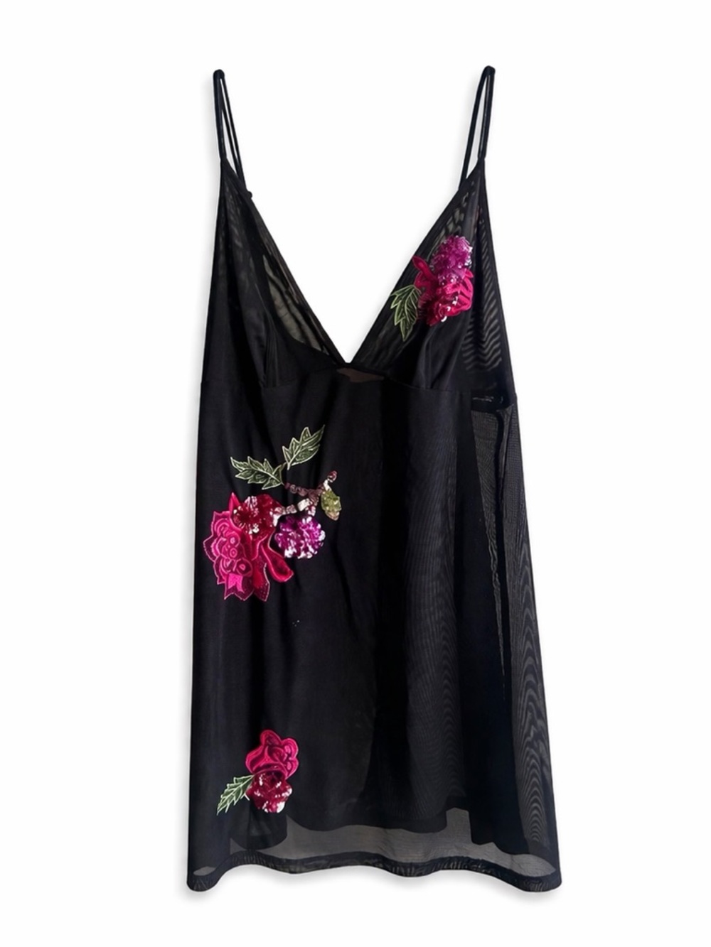 Rare Y2K Victoria’s Secret Mini Slip Sequin Holly Dress